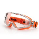 Orange Safety Goggles Racing Sport Anti-Fog Windproof Riding Glasses CK Tech