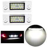 B5 2 X White SMD Audi A4 S4 License Plate Lights Error Free LED