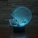 Amazing Color-changing Led Table Lamp 100 3d Shape Hat Night Light