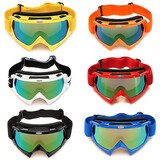 Single Clear Bike Goggles Eyewear Len Motorcycle ATV Dirt