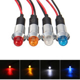 Pilot Panel 12V 24V LED Dashboard Indicator Warning light Car Boat 12mm