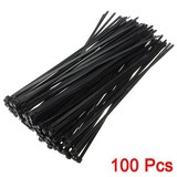 Zip Wire Cable 8inch Wrap 100Pcs LBS Strap Ties Nylon