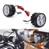 LED Light Motorcycle Pair Handlebar Scooter Bicycle Rear View Mirror Lamp 12W 10V-85V DC