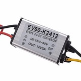 Step-Down Car Power Supply Voltage Regulator Buck Converter 60W 5A DC 24V to 12V