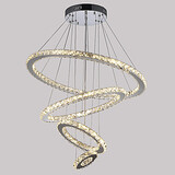 Lighting Led Chandeliers Ceiling Lamp Rohs Crystal Pendant Light Ring Fcc