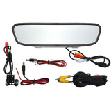 4.3inch Camera Mirror TFT Night Vision Rear View Car LCD Rear View Monitor 4LED