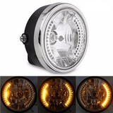 Inch Motorcycle H4 35W Turn Signal Light For Harley Front Headlight Bulb