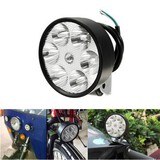 Bicycle Rear View Mirror Headlamp 12V-80V 15W LED Rainproof Handlebar Light