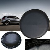 Jeep SUV Black Leather Universal Car PVC Wheel Tire Cover Waterproof Size Spare