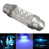 Festoon Bulb 8 LED Blue Courtesy Light Universal Car 12V Interior 42mm