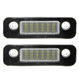 License Number Plate Lamps 18LEDs Light MK2 2x 12V Ford Mondeo