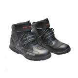 PRO Motorcycle Racing Boots Black White Speed Racing Boots