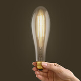 Incandescent E27 Retro Bulb 40w Shape Transparent Industry Style