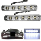 10W Lights Lamps Driving Running Car Truck Boat SUV DC 12V LED Daytime 2Pcs Bumper Fog