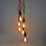 Retro Dining Room Switch 6 Heads Fixture Hallway Pendant Lights Entry Light