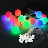 String Light Decor Fairy 9m Shape Solar Power Bulb Ball