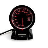 Temperature Gauge Universal Car 60mm Sensor Car Temp Red Oil LED Light