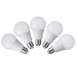 5 Pcs Smd Globe Bulbs E26/e27 Cool White Ac 220-240 V 7w Warm White