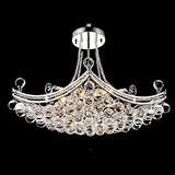 Living Room Modern/contemporary Pendant Light Max 40w Dining Room Feature For Crystal Metal Electroplated