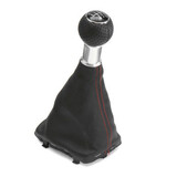 Audi A3 Line 6 Speed Gear Shift Knob Gaitor Boot S3 Shifter Red