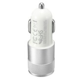 Port USB Car Charger Adaptor Mini Dual Light Universal LED