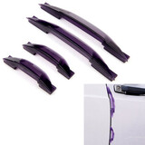 Scratch Stickers Purple Bumper Strip Door Jamb Protector Cash Sheet 4pcs Hypersonic Car Door