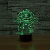 Amazing Color-changing 3d Illusion 100 Table Lamp Shape Led