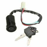 Motor Bike Motorcycle Ignition Switch 4 Wires with 2 Keys Universal