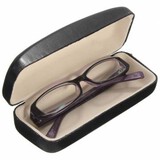 Case Hard Box Sunglasses Reading Glasses PU Leather Eyeglass Riding