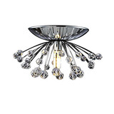 Ceiling Flush Mount Mini Crystal Chandelier