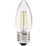 Dimmable E26/e27 Led Filament Bulbs Warm White Cob Decorative C35 Ac 220-240 V