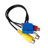 Model Toyota Honda RCA DVD Cable Input Blue Color Auto Car CD Series Wire Signal