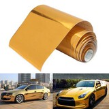 Gold Air Bubble Vinyl Wrap Film Free Car Sticker Decal