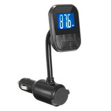 USB TF SD 12V Car Kit FM Transmitter MP3 Player LCD Wireless Cigarette Socket