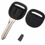 Uncut Blade Ignition Key Blank Replacement Key Transponder Chip