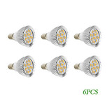 Ac 220-240 4w Led Spotlight 6 Pcs Gu10 Warm White Cool White E14 Ac 110-130 V