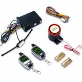 Motorcycle Alarm System with Two LCD Remote Two-way Controls