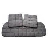 Non Slip 45*45CM Car Cushion Cover Pad 135*45CM Breathable Mesh 3pcs