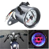 Odometer Speedometer Gauge Signal Light LED Backlight Motorcycle Dual