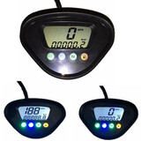 MPH LCD Cylinder Odometer Mileage Meter Motorcycle Digital