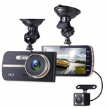 Recorder Night Vision Video Dash Cam 1080p Inch LCD HD Dual Lens Car DVR G-Sensor