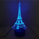 100 Christmas Light Decoration Atmosphere Lamp Eiffel 3d Touch Dimming Novelty Lighting Colorful