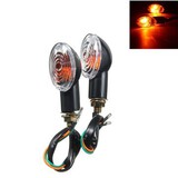 Motorcycle Light 2Pcs Amber Blinker Turn Signal Indicators