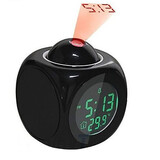 Clock 100 Assorted Color Lcd Projection Time Alarm