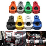 8inch Clamps Fat Riser CNC Pair 22mm Handlebar Dirt Bike Motorcycle Bar Mount