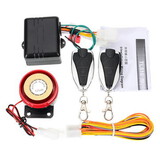 Lock Anti-Thief Black Motorcycle Alarm Key 12V Sensor Intelligent Immobilizer 125db