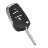 Uncut Blade Fold Remote BTN Fob 207 307 407 Peugeot Car Key Case