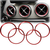 5pcs Ring Decorative Class Mercedes Benz Air Outlet