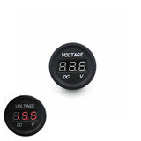 Motorcycle Automobile DC 12V 24V LED Digital Voltmeter