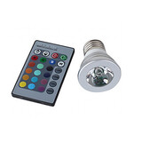 Ac 100-240 V Led Spotlight Controlled Mr16 Rgb 3w E26/e27